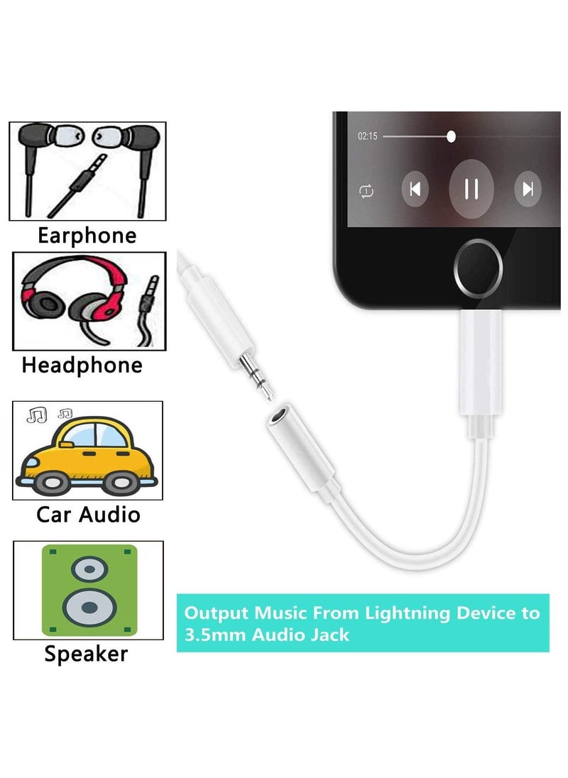 Generic - 3.5 mm Headphone Jack Adapter, Apple MFi Certified Veetone iPhone Audio Dongle Cable Earphones Headphones Converter Compatible with iPhone 12/12 Pro/11/11 Pro/SE/X XR XS XS Max 8 7 - Image 1