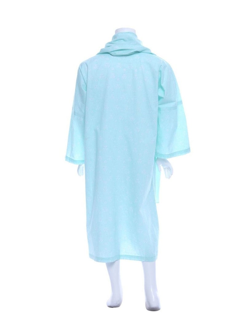 Manasek Scarf & Skirt Prayer Set with a Bag (Blue) - 10-12 Years - Image 4