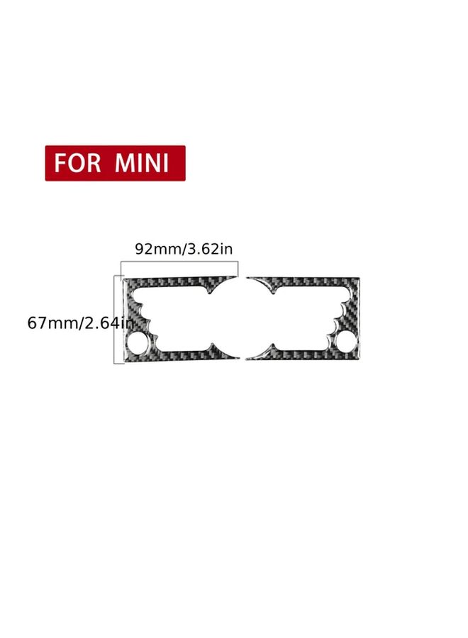Premium Carbon Fiber Interior Decal For Mini R50 R52 2002 2004 Type A Pure Color Durable PVC - Image 2