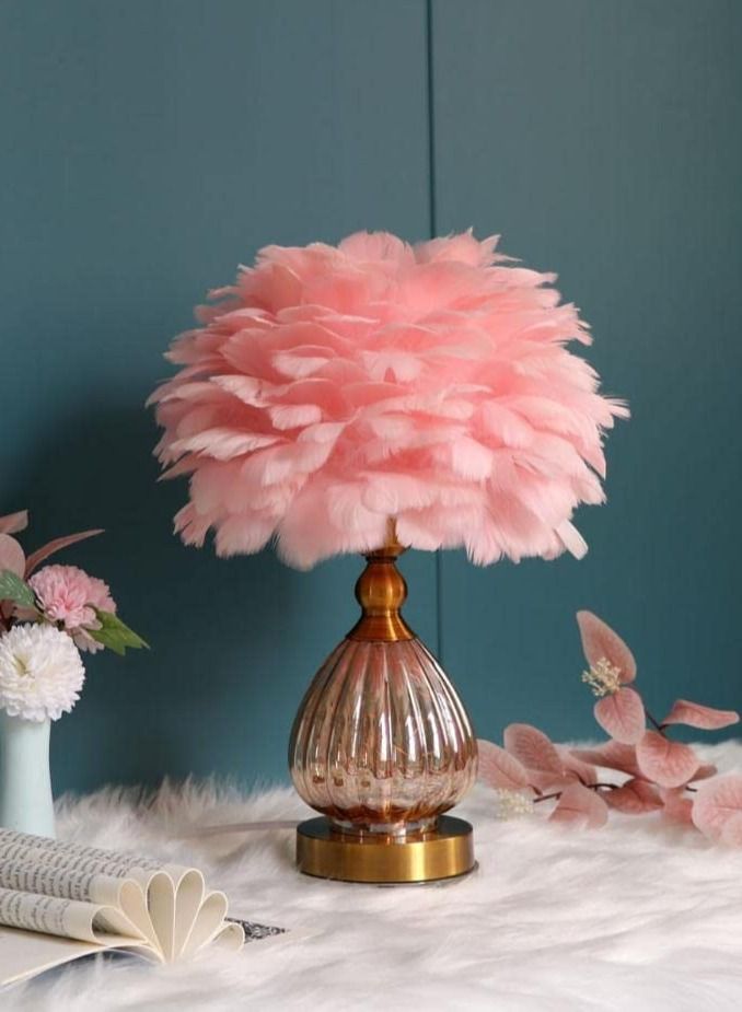 FFD Feather Lamp Pink 35x45 - Image 3