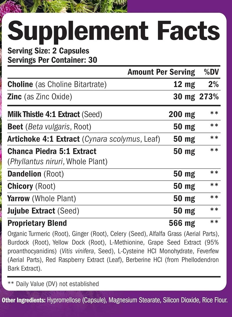 Vimerson Health Liver Health 60 Capsules - Image 2