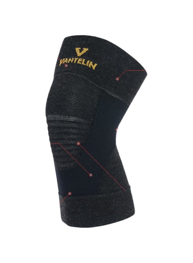 Kowa Knee Brace, Imported From Japan, For Men And Women, Warm, For Cold Legs, Knee Protector, Warm Knee Brace, Black, Single Pack, Size L - Image 2