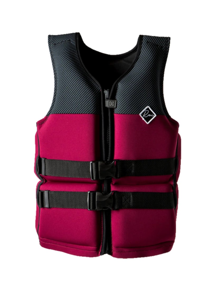 Ronix Atlantis - Capella 3.0 - Girl's US/CA CGA Life Vest - Plum - Jr (75-105bs) - Image 1