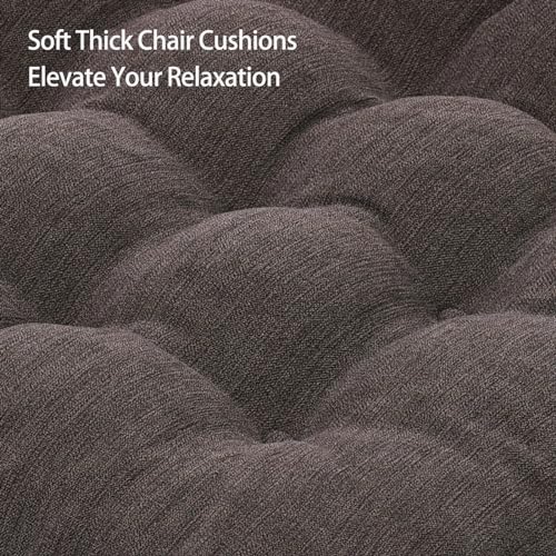 HAVARGO Recliner Cushions for Elderly, 20x20x5 Inch Thick Chair Cushion Patent Design Soft Tufted Dual Layer Booster Seat Cushions for Seniors Recliner Risers Taupe 1P - Image 4