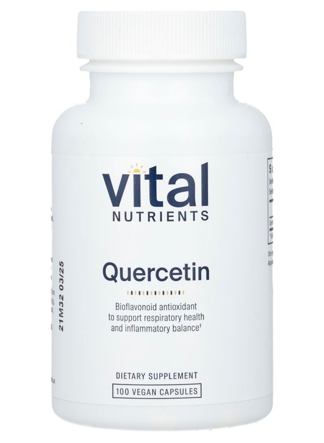 Vital Nutrients Quercetin 100 Vegan Capsules (250 mg per Capsule) - Image 1