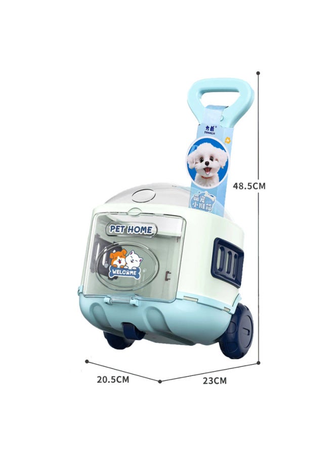 Fanglu Play House Sound Effect Electric Walking Stuffed Rabbit Puppy Kitten Panda Animal Pet Storage Large Push Box-Color:061C, 24 PieCes In 1 Box - Image 5