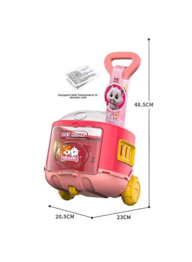 Fanglu Play House Sound Effect Electric Walking Stuffed Rabbit Puppy Kitten Panda Animal Pet Storage Large Push Box-Color:061C, 24 PieCes In 1 Box - Image 3