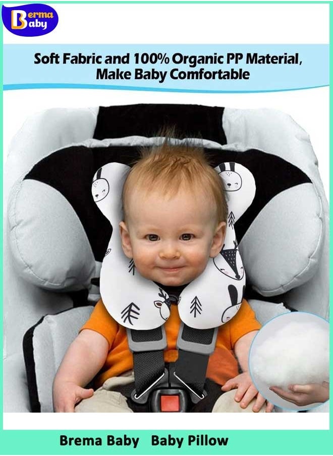 Hot Baby Pillow Protective Travel Car Seat Head Neck Support Pillows Newborn Children U Shape Headrest Toddler Cushion 0-3 Years