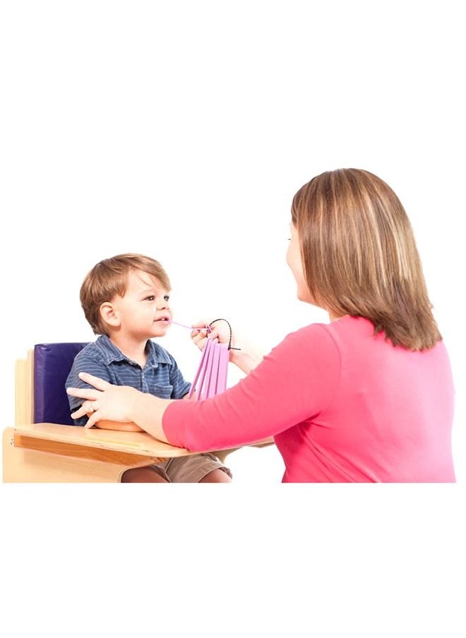 TalkTools Sensory Friendly Bite Blocks- Purple  - Image 4