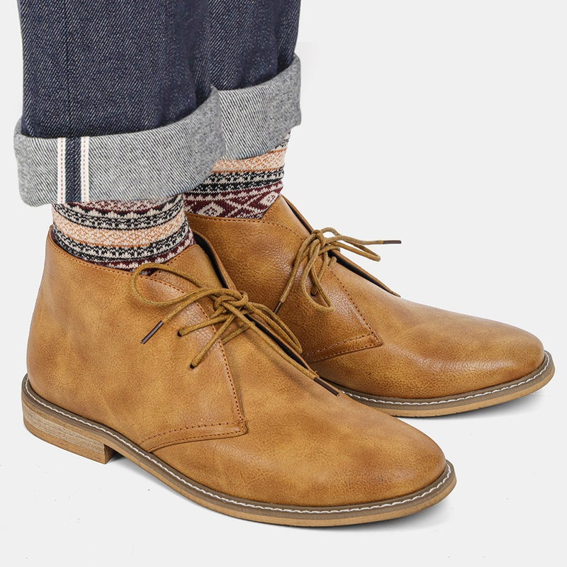 Desert Chukka Men Summer Boots Summer Versatile Breathable Suede Classic Men'S Boots - Image 4