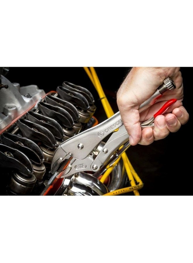 كريسنت زرادية قفل بفك منحني مع قاطع أسلاك فضي 7 بوصة C7CVN-08 - Image 5