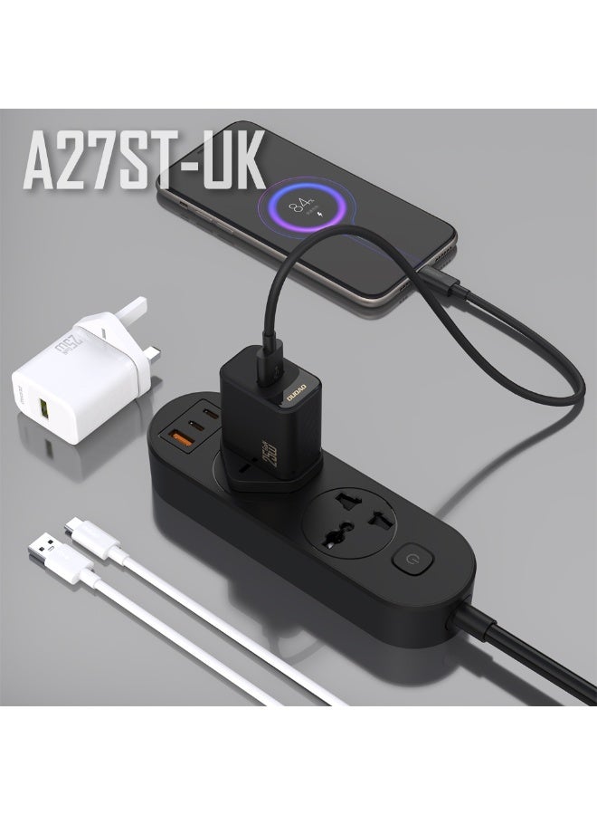 DUDAO A27STUK-B 25W USB A TO TYPEC HOME CHARGER 1.2M - Image 1