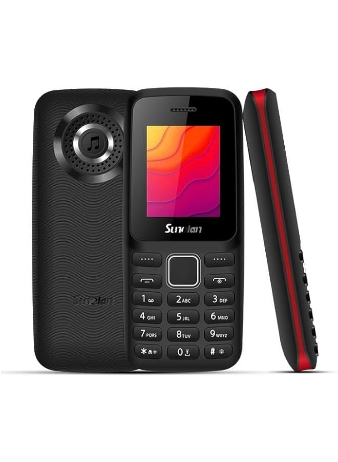 موبايل سونيلان S101 ثنائي الشريحة بطارية 1000 أسود/أحمر