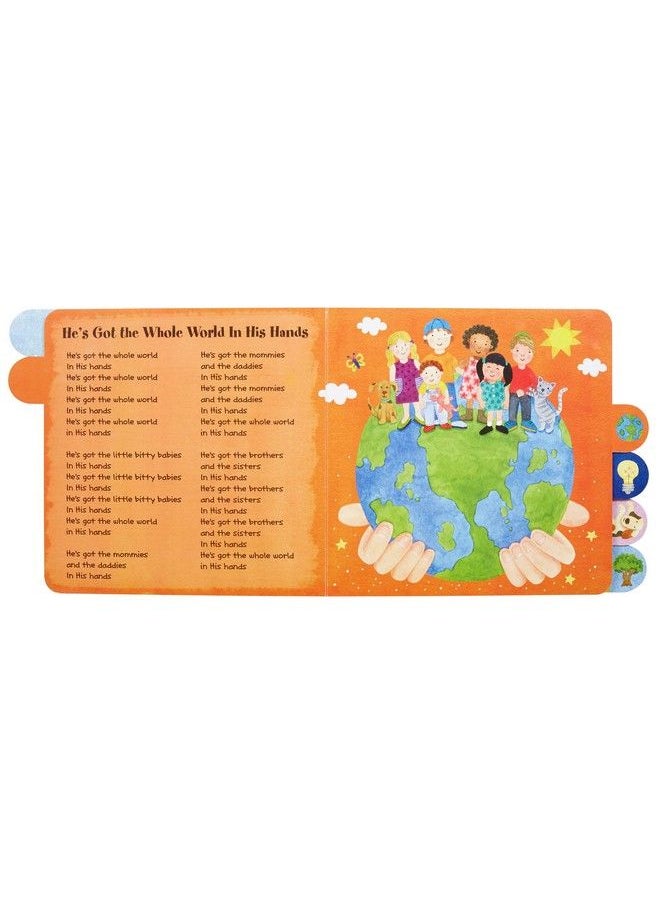 C.R. Gibson Tabside Jesus Loves Me Songs Board Book For Kids By Stephanie Peterson Jones  - Image 4