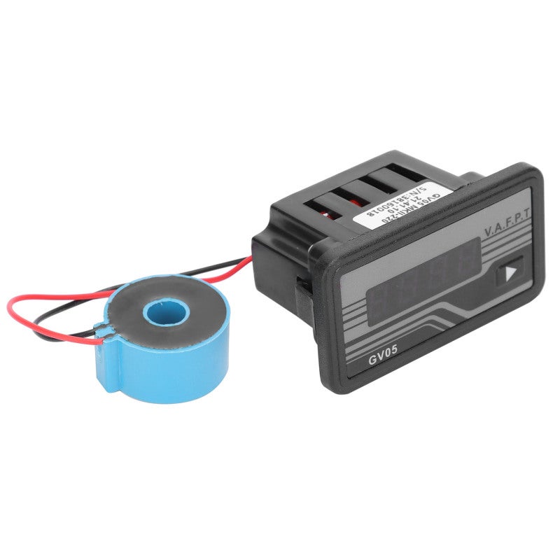 Digital Generator Frequency Meter GV05 Plastic - Corrosion Resistant Waterproof Digital Voltmeter Module for Voltage Frequency Current Power Running Time Measurement - Image 4