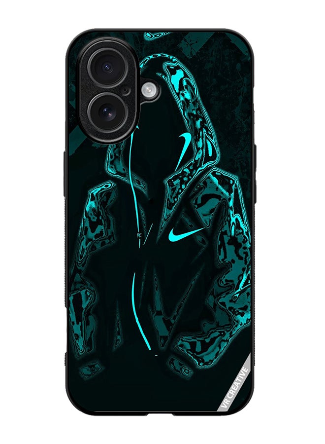 Protective Case Cover For Apple iPhone 17 Mask Guy In Green Jacket Design Multicolour