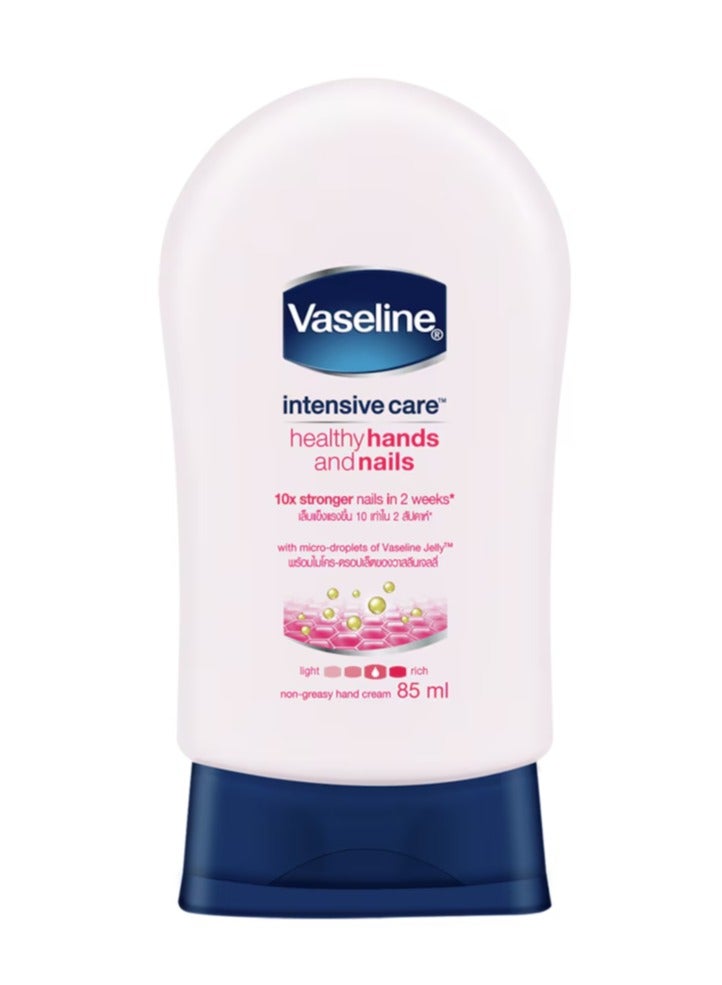 Vaseline فازلين لليدين الصحية أظافر قوية 85 مل - كريم مرطب لليدين