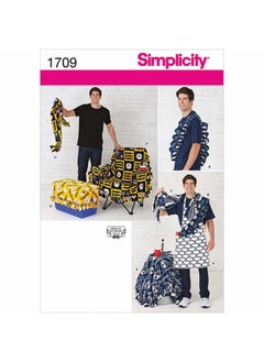 Simplicity Simplicity 1709 Tailgating Accessories Sewing Pattern, Size OS (One Size) 