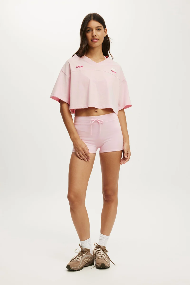 Cotton On  CROPPED GRAPHIC SPORTY TEE for Women | Best Price UAE