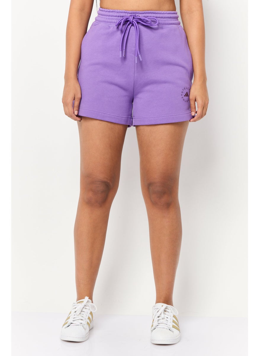 Adidas Adidas by Stella McCartney Women Sportswear Fit Outdoor Shorts, Purple  - Image 1
