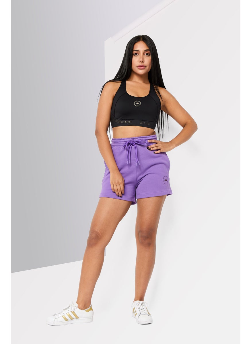 Adidas Adidas by Stella McCartney Women Sportswear Fit Outdoor Shorts, Purple  - Image 2