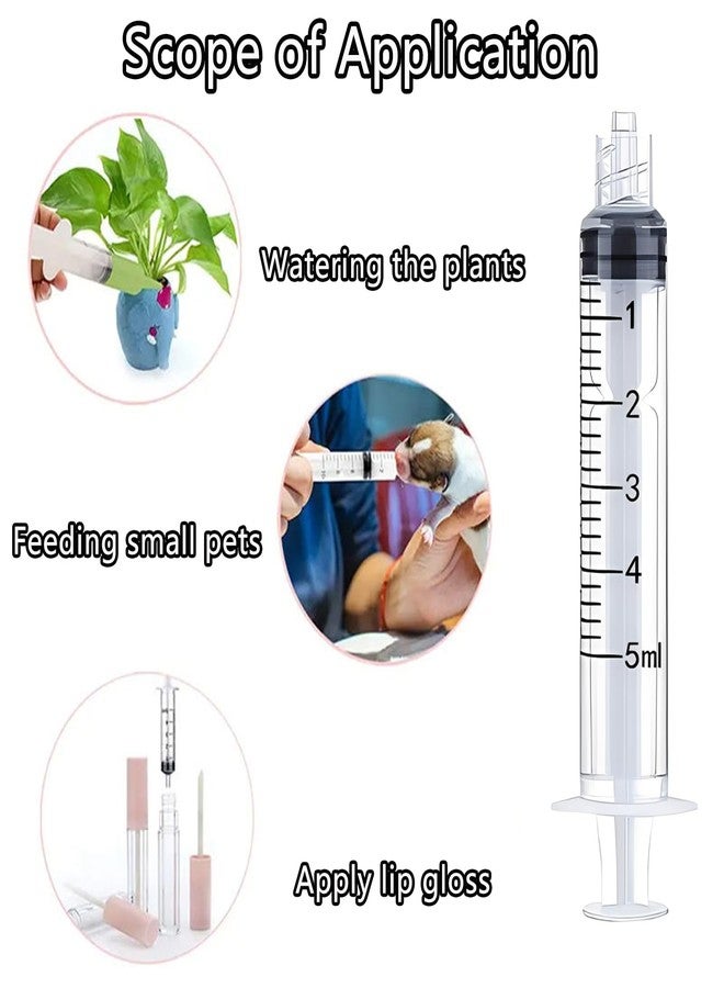 Aeenioy 3 PCS Injection Syringe for Feeding+2PCS Short and Long Nipples, Hand Feeding Syringe for Birds and Small Pets, 1ml 3ml 5ml Syringe Set PP and Silicone Material for Nutrition Delivery - Image 3