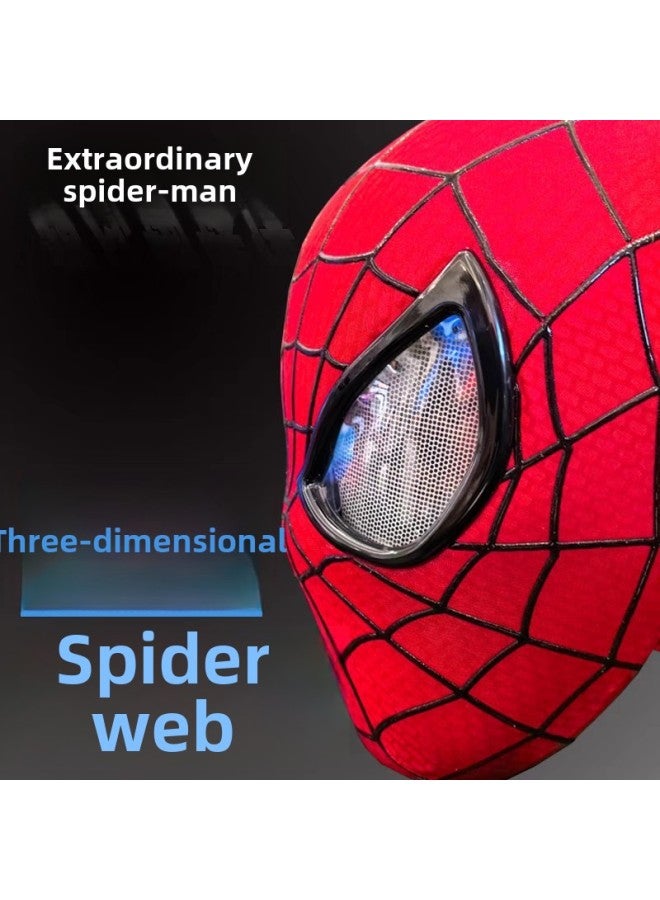 The Amazing Spider-man 2 Mask Movie Restore Garfield Version Peter Parker Blink Headgear Electric Mask Charging Model-Color:The Amazing Spider-man Red [regular Style] - Image 5