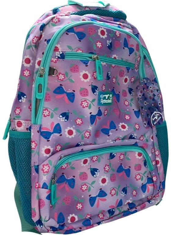 Relaxion Triple Set Bag (Bag-Lunch-Pencil Case)-Butterfly 