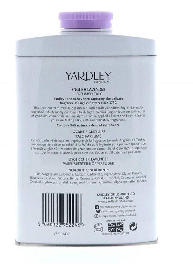 Yardley English Lavender Talc 200g by Yardley  - Image 2