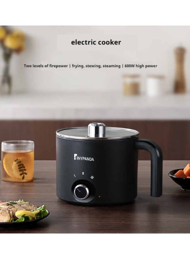 1.8L Electric Hot Pot，Ramen Cooker, Dual power supply Mini Portable Multi-Functional Lazy Pot for Pasta, Noodles, Egg, Soup,Rice，Non-Stick Noodle Cooker with Boil Dry Protection for Dorm, Office - Image 3