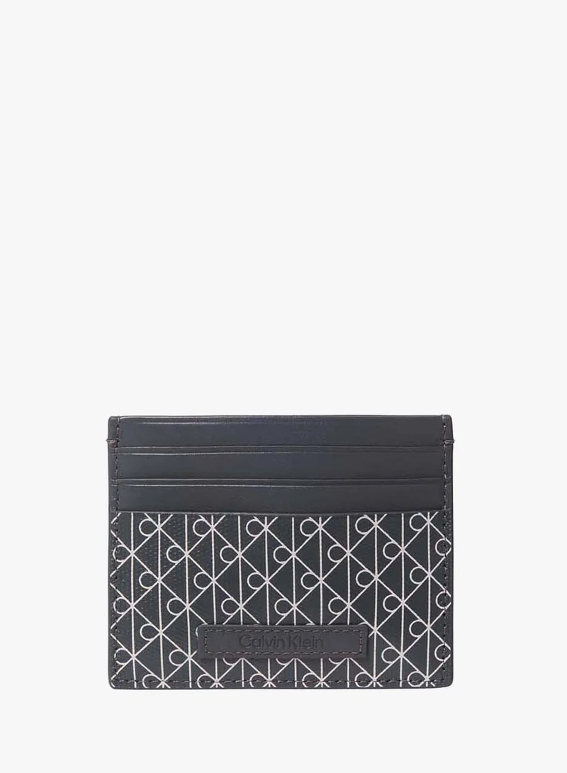 CALVIN KLEIN Coated Emblem Print Card Holder
