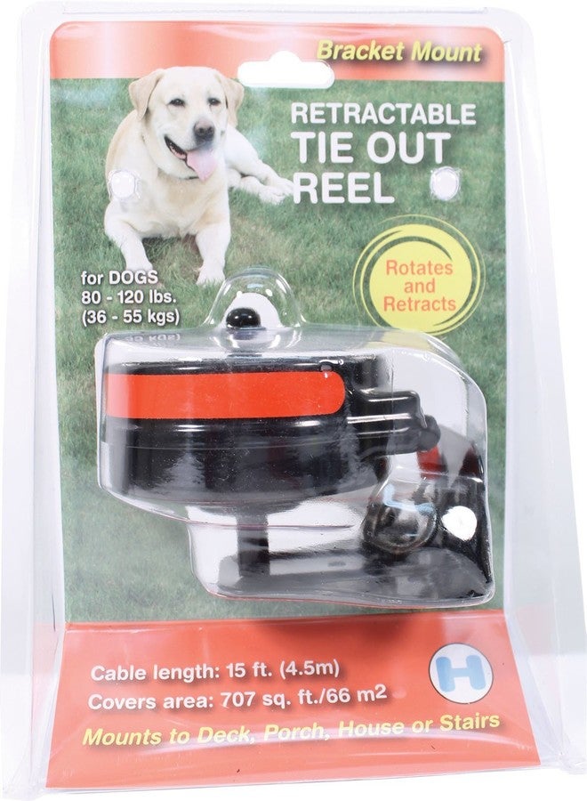 Lixit® Bracket Mount and Stake Retractable Leash Tie Outs for Dogs (Large (Pack of 1), Bracket) - Image 4