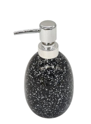 AKDC Ceramic Soap Dispenser for Bathroom Soap Dispenser for Kitchen Dish Soap Dispenser with Marble Pattern Liquid Hand Soap Dispenser Pump Bottle-350ML