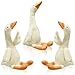 Sosation 3 Pieces 236 Silly Goose Plush Stuffed Animal Toy Swan Stuffed Animal White Fluffy Cute Goose Funny Duck Plush Swan Toys Gifts for Home Birthday Favor - Image 2