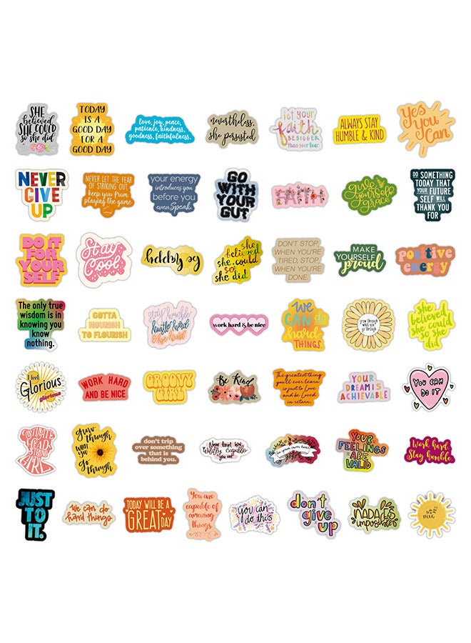 إسكدنيا 100 قطعة ملصقات كلمات ملهمة لملصقات اقتباس تحفيزية للمراهقين والكبار ملصق الفينيل الإيجابي العصري لزجاجات المياه كتاب الكمبيوتر المحمول - Image 3