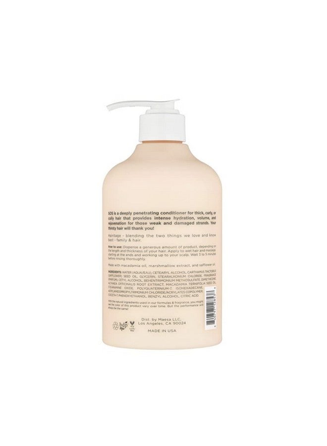 Hairitage بلسم S.O.S. Deep Moisture نباتي وخالٍ من القسوة؛ اشتريه من Balanced Beauty، لدينا عبوات صديقة للبيئة!! 13 أونصة سائلة (عبوة واحدة) - Image 3