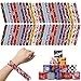 YANMIN 60pcs Hot Race Car Party Favors Kids Bulk Slap Bracelets with Race Cars Theme Goodie Bags Stuffers for Birthday Christmas Halloween Party Treasure Box Toys for Classroom Prizes - Image 2