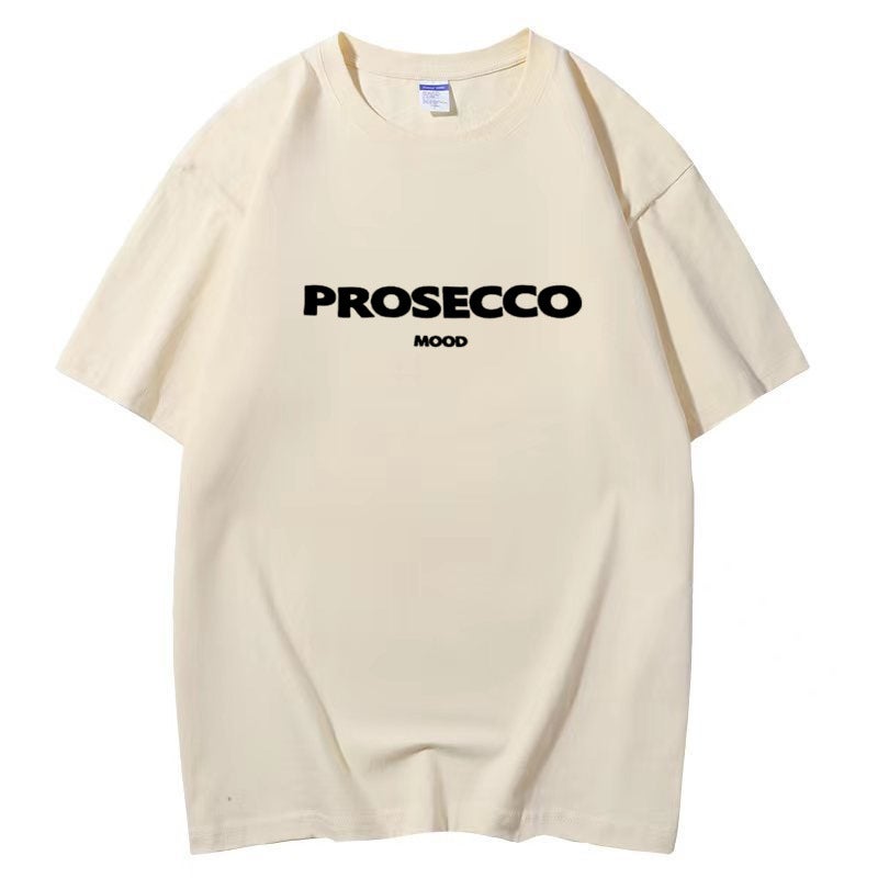 2024 Selling American Letter Printed T-Shirt 220G Women'S Pure Cotton Round Neck Loose Short-Sleeved Top - Image 3