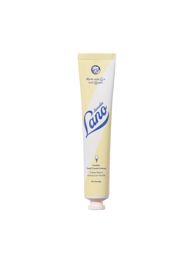 Lanolips Lano Vanilla + Lanolin Hand Cream Intense - Dry Hands Treatment & Cuticle Cream Made of Triple Lanolin, Vitamin E & Shea Butter - Super Rich Creamy Hand Lotion Skin Care (1.69 oz) - Image 1