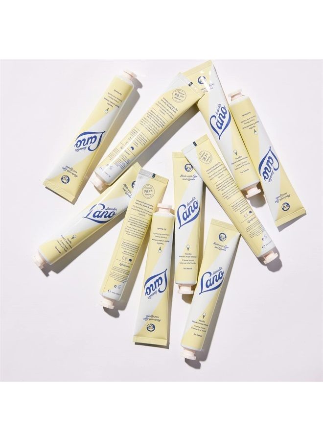 Lanolips Lano Vanilla + Lanolin Hand Cream Intense - Dry Hands Treatment & Cuticle Cream Made of Triple Lanolin, Vitamin E & Shea Butter - Super Rich Creamy Hand Lotion Skin Care (1.69 oz) - Image 3
