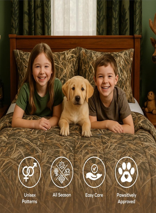 VISI-ONE Realtree APX Camo Twin 2 Piece Comforter Set - All-Season Lightweight Bedding for Kids, Toddlers, Teens, Girls & Nature Lovers, Ideal for Little Hunter’s Room, Outdoor Adventures - Image 3