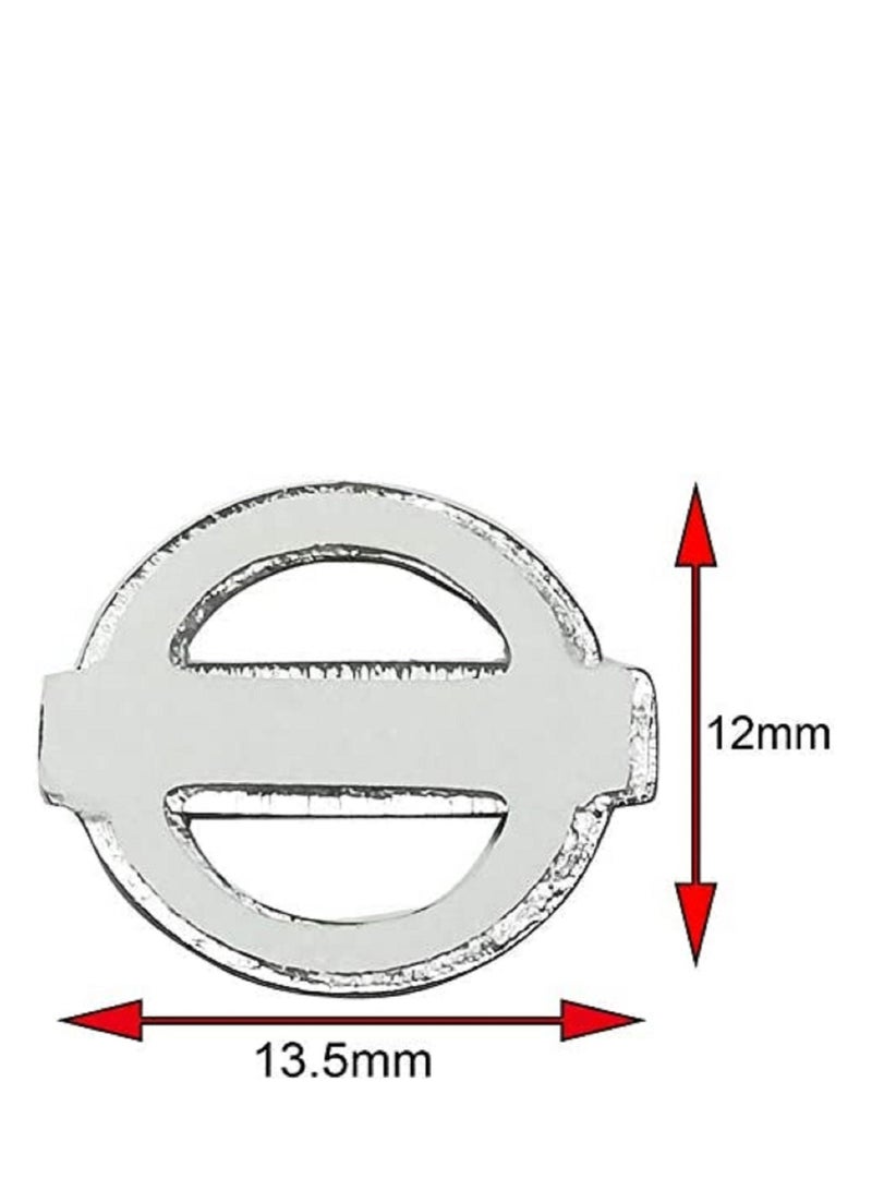 althiqahkey Emblems  2 Piecess Lot Hollowed Car Logo Smart Card Key Sticker For Nissan Smart Car ke Emblem For Nissan 13.5X12mm - Image 3
