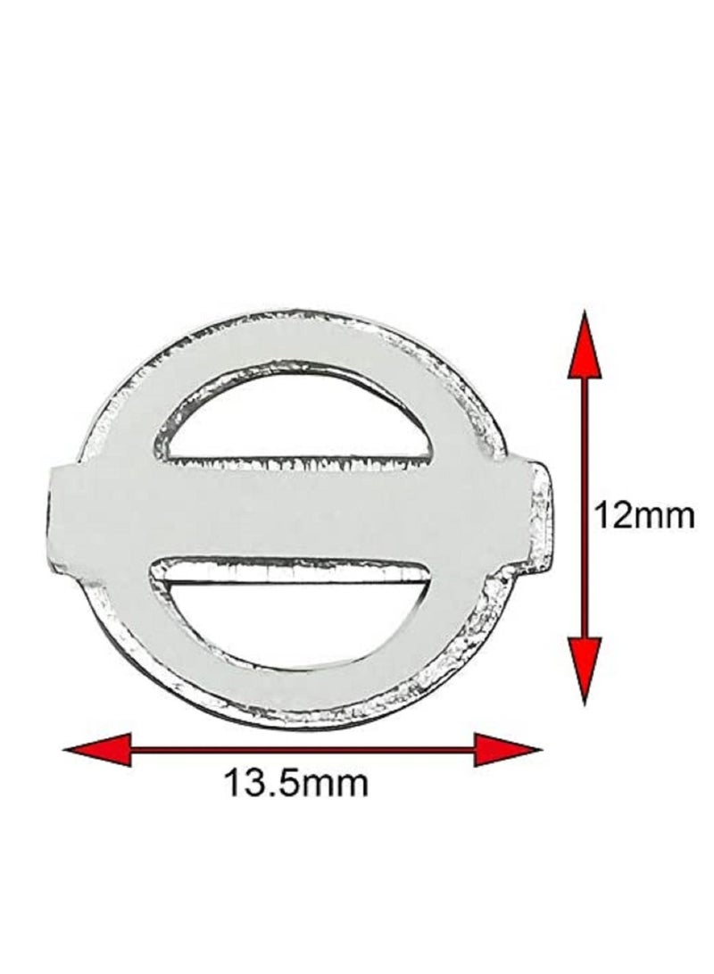 althiqahkey Emblems  2 Piecess Lot Hollowed Car Logo Smart Card Key Sticker For Nissan Smart Car ke Emblem For Nissan 13.5X12mm - Image 1