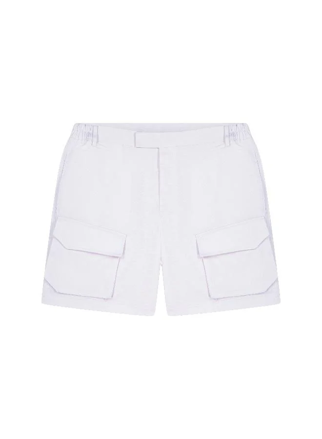 I'LL WRITE YOU LETTERS Summer Cargo Short in White