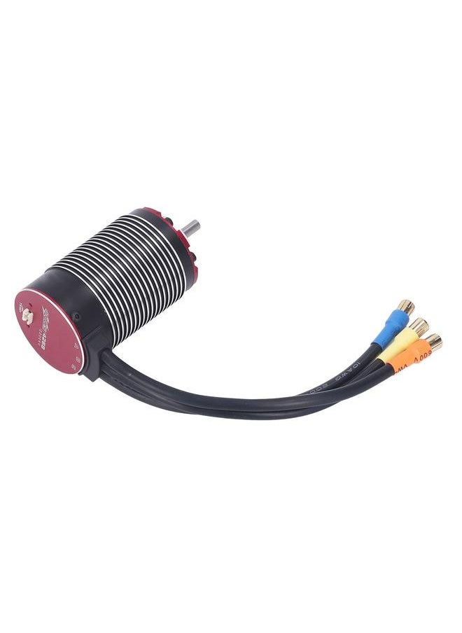 Thoraya 4268 Sensorless Brushless Motor RC 2200kv 4 Pole Rotor Motor with Temperature Interface for Wltoys 1/8 RC Car  - Image 2