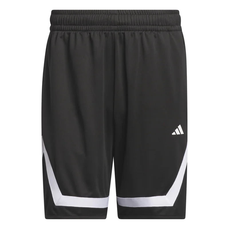 adidas شورت كرة سلة برو بلوك أسود قصير للرجال مقاس XS بطول 9 بوصة