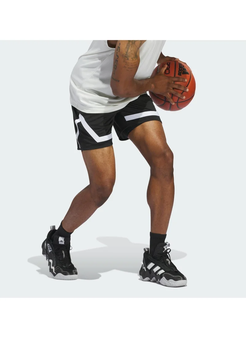 Adidas BLACK/BLACK Pro Block Shorts for Men | Best Price UAE