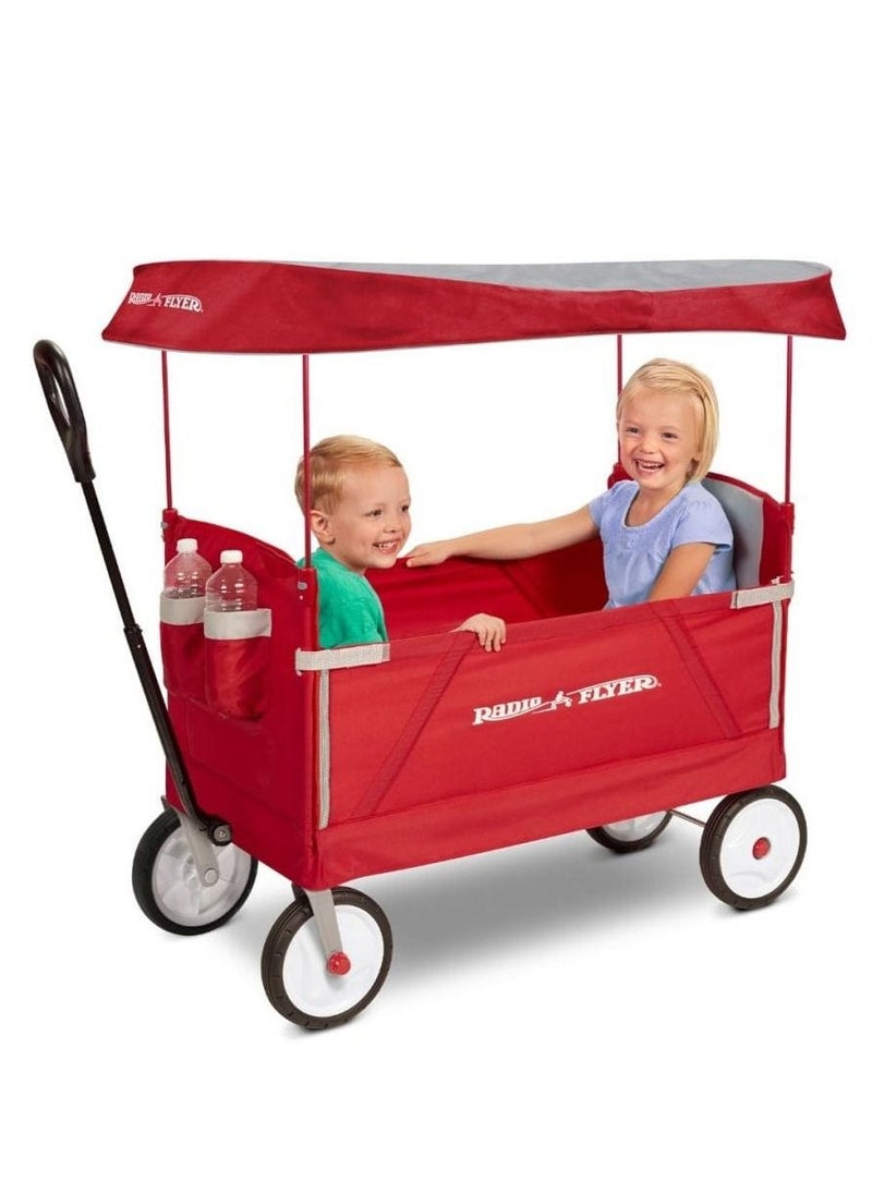 Radio Flyer 3 in 1 EZ Fold Wagon with Canopy - pzsku/Z30DE53BE54BE66ABEC0DZ/45/_/1679297817/25940eae-08b8-4785-a100-2bf5a12ed10d