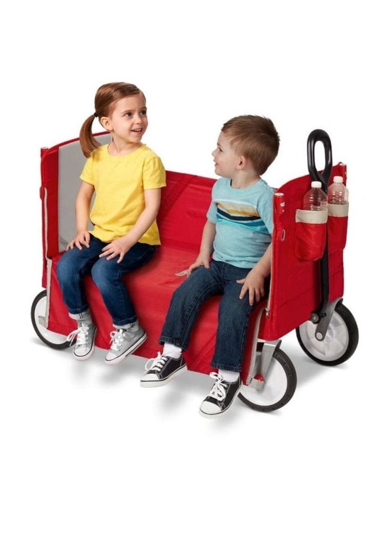 Radio Flyer 3 in 1 EZ Fold Wagon with Canopy - pzsku/Z30DE53BE54BE66ABEC0DZ/45/_/1679297817/6f588e28-0a91-4741-819a-aa544b5ed566