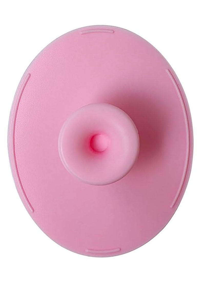 joybuy - 3 Pcs Baby Bath Brush, Baby Cradle Cap Brush, Silicone Massage Brush, Baby Comb, Children's Comb (Pink) - Image 1